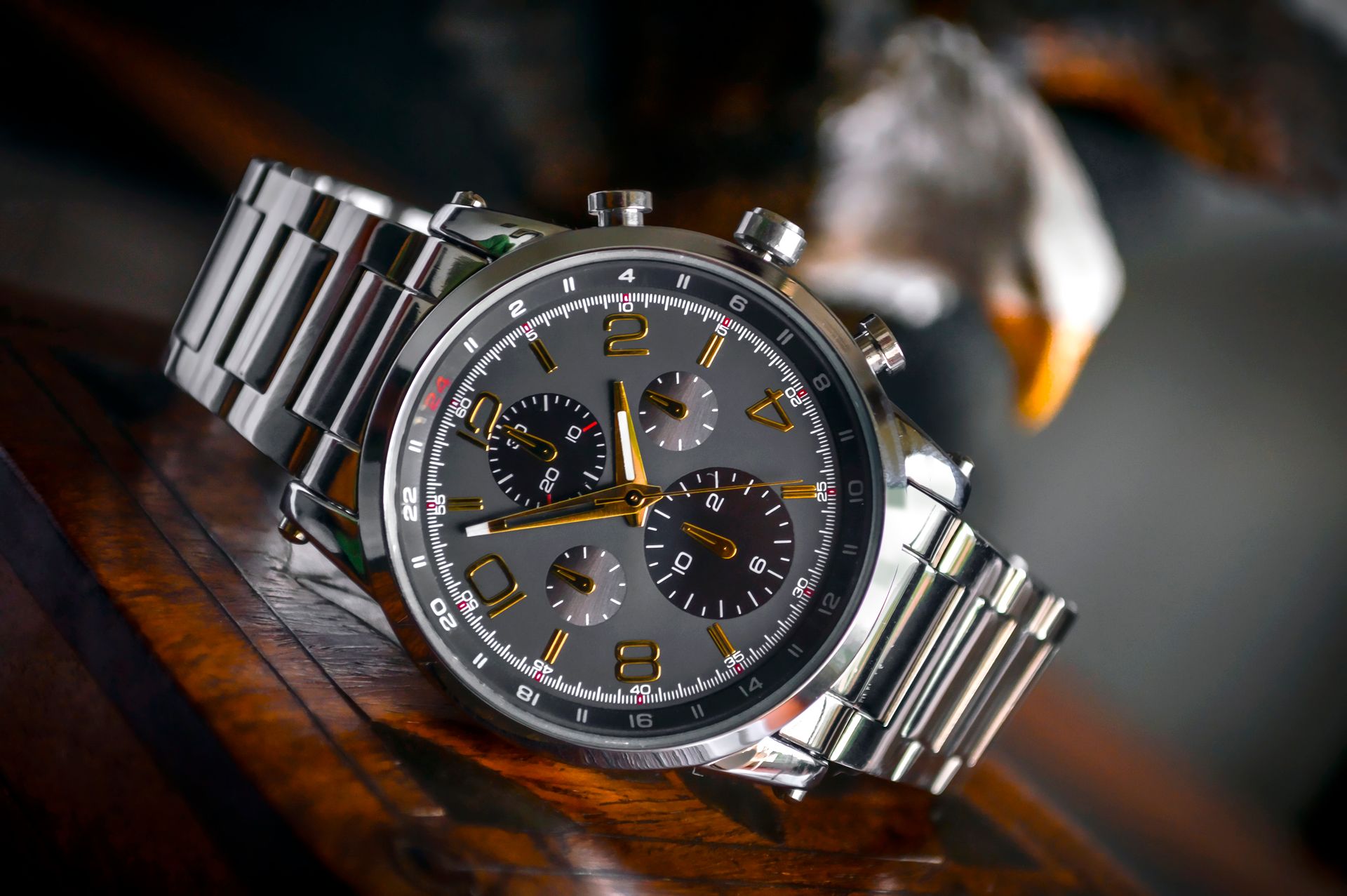 Aurelian Celestia automatic watch on dark surface